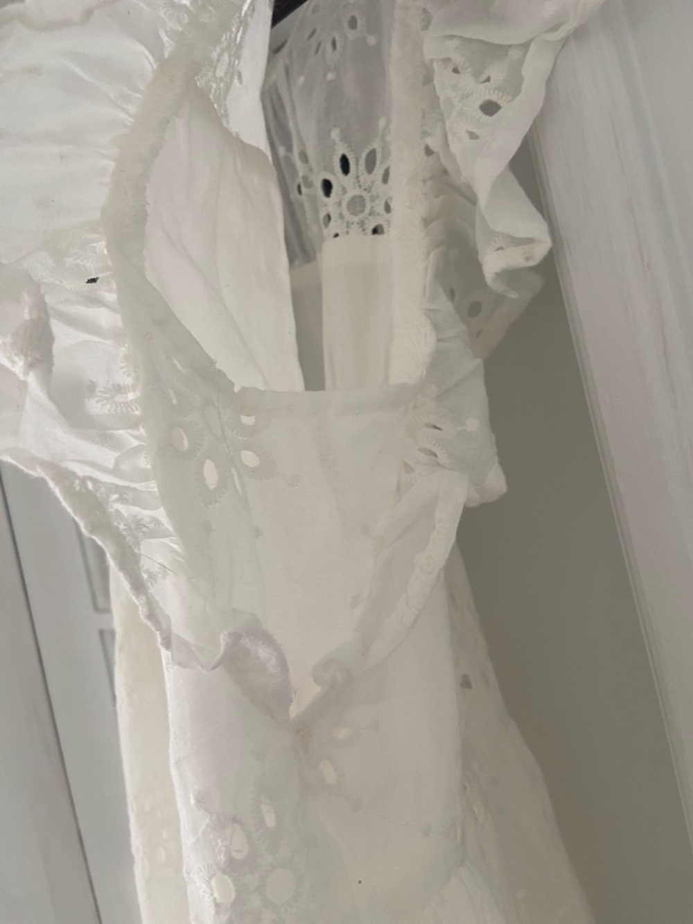 HYFVE White Eyelet Ruffle Tiered Dress - Picture 6 of 7